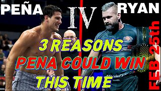 Gordon Ryan vs Felipe Pena 4 … 3 reasons why Pena WILL do better this time #gordonryan #bjj