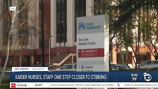 Kaiser nurses, staff one step closer to striking