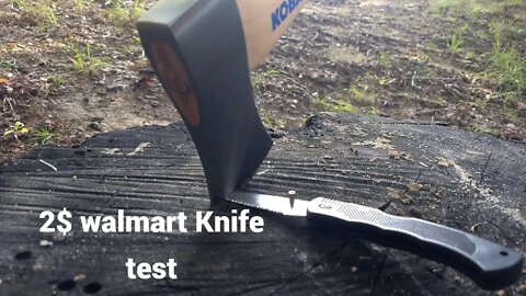 2$ Walmart knife torture test
