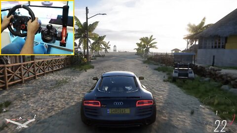 AUDI R8 COUPE V10 PLUS 5.2 - FORZA HORIZON 5 - G29