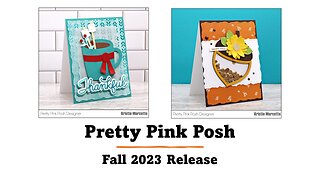 Pretty Pink Posh | Fall Cards using the September 2023 Release