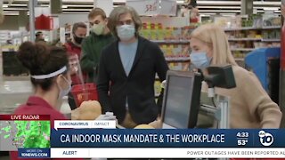 How state indoor mask mandate will impact the workplace