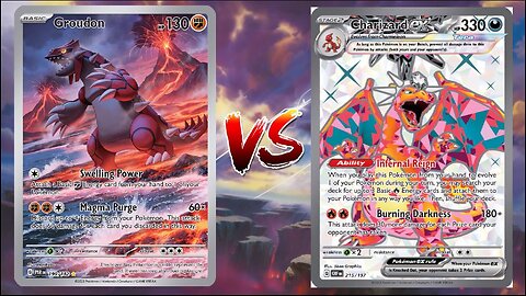 Pokemon TCG Live Groudon Claydol VS Charizard EX Entei V!!