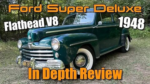 1948 Ford Super Deluxe V8 Tudor: Start Up, Test Drive & In Depth Review