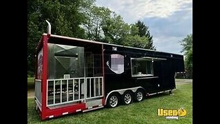 2013 8.5' x 28' Barbecue Food Trailer with Fire Suppression System for Sale in Virginia