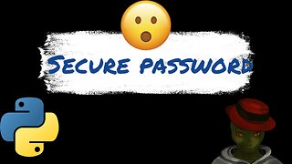 🔒 Secure Password for all your accounts