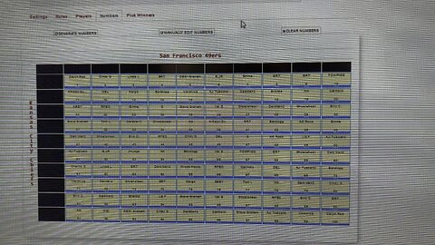 10 Super Bowl squares number generator