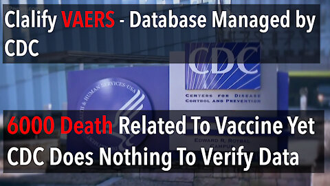 Clarify VAERS - Vaccine Adverse Event Report System And Misinformation From Main Stream Media