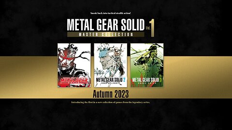 Metal Gear Solid: Master Collection Vol. 1 Will Include Metal Gear and Metal Gear 2: Solid Snake