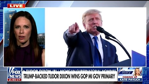 Tudor Dixon After MI Primary Win: I’m Grateful For Trump’s Support