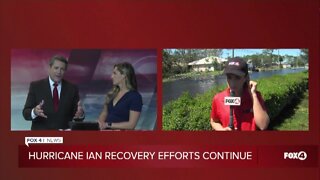 Fox 4 Reporter discusses more of the aftermath in Hurricane Ian