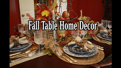 Fall Table Decor