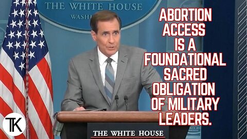 John Kirby Defends Military’s Support For Abortion As ‘Sacred Obligation’