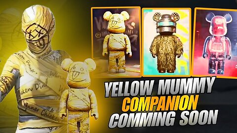 yellow mummy companion new collab pubgm
