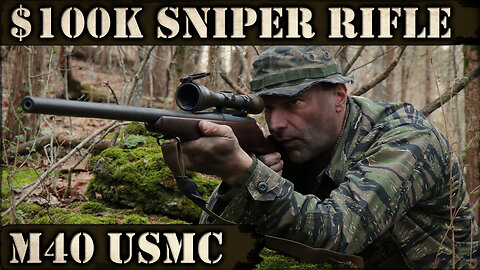 $100K Sniper Rifle: Authentic USMC M40! Major Dick Culver's USMC M40 😮