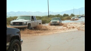Flooding causes road closures around Tucson area