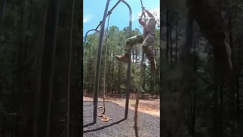 All arms rope climb