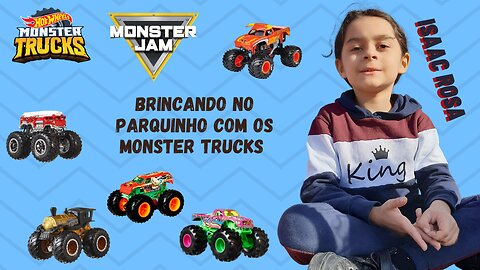 Brincando no Parquinho com Monster Trucks e Monster Jam