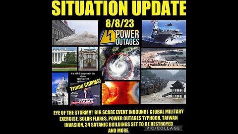 SITUATION UPDATE: TRUMP COMMS! EYE OF THE STORM! BIG SCARE EVENT INBOUND! GLOBAL MILITARY EXERCISE..