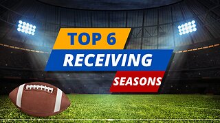 Top 6 best wide Receiving Seasons in the past decade!!