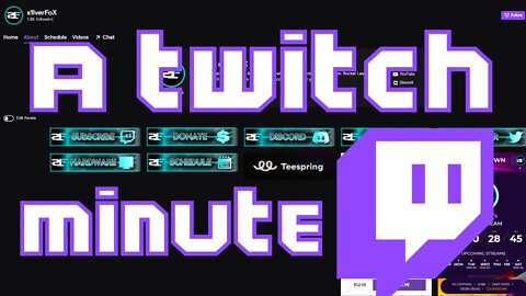 How To Setup Twitch Panels - A Twitch Minute