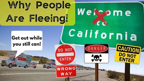 Why People Are Leaving Wokifornia