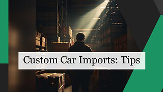 How can I import automotive accessories for customization?