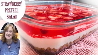 STRAWBERRY PRETZEL SALAD DESSERT RECIPE A Delicious Classic Dessert