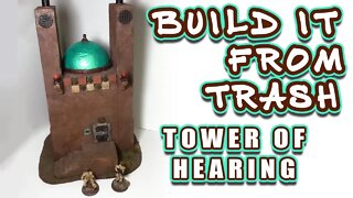 40k Terrain: Listening Post | Build it from Trash!