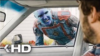 Nebula Can't Open The Car Door Scene - Guardians of the Galaxy 3 (2023)