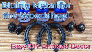 How to use Gun Bluing Liquid for woodworking!