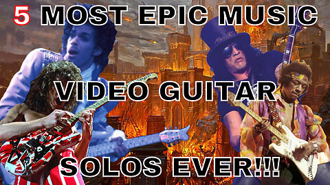 TOP 5MOST EPIC MUSIC VIDEO GUITAR SOLOS EVER!!!