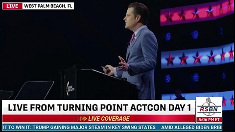 FULL SPEECH [12m]: Matt Gaetz at Turning Point Action Conference - Day One - 7/15/23
