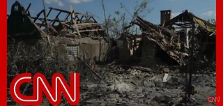 Videos show immense destruction in Bakhmut as Ukraine and Russia fight for control