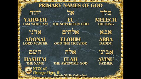 Bible Study - The Names of God Lesson 17 - Names of the Son - Lesson 5 2023.01.24