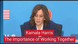 Kamala Harris The Importance of Working Together Word Salad