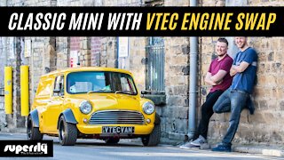 Classic Mini with VTEC engine swap