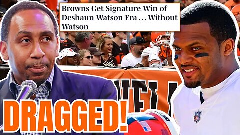 DESHAUN WATSON GETS DRAGGED! Stephen A Smith & Sports Media FINALLY COME After Cleveland Browns QB!