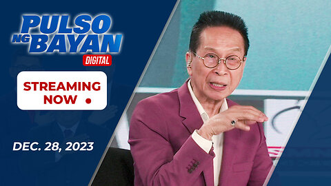 LIVE | Pulso ng Bayan kasama sina Admar Vilando at Jade Calabroso | Disyembre 28, 2023
