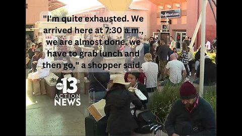 Thousands visited Las Vegas North Premium Outlets for Black Friday shopping