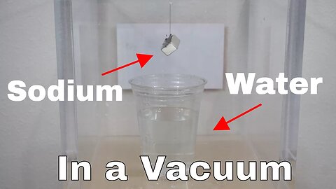 Will Sodium Metal and Water Still Explode in a Vacuum Chamber? Testing the Coulomb Explosion!