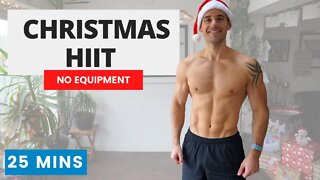 CHRISTMAS DAY HIIT WORKOUT | Cardio & Strength | No Equipment | Day 25 #CrockFitChristmasChallenge