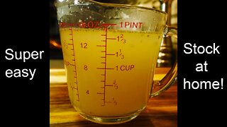 How To Make The Easiest Chicken Stock On EARTH From Bones #Shorts
