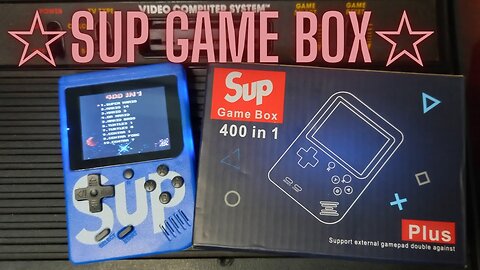 SUP Boy Game Boy é bom? Unbox SUP Game Boy