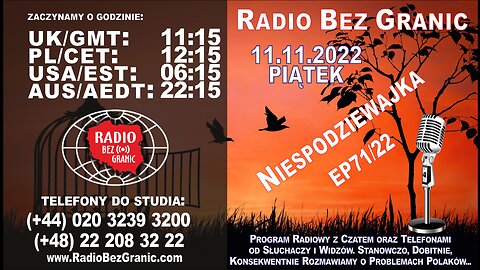 11.11.2022 - 11:15 - „Niespodziewajka” - EP71/22