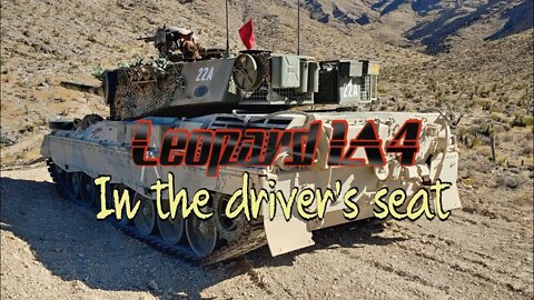 Driving Leopard 1A4 tank/ За штурвалом танка Леопард 1/А4