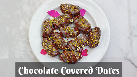 Chocolate Covered Dates | খেজুর দিয়ে তৈরি চকলেটি ডেজার্ট | Almond Stuffed Chocolate Khajoor