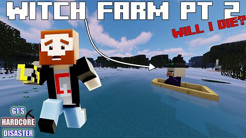 WITCH FARM PT 2: Will I Die? - G1's Hardcore Disaster | Hardcore Minecraft