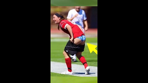 Women Football Funny Reactions #shorts #footballshorts