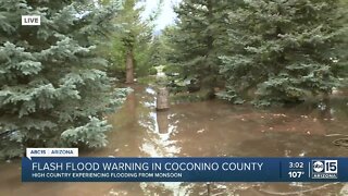 Coconino County cope with flooding in their homes